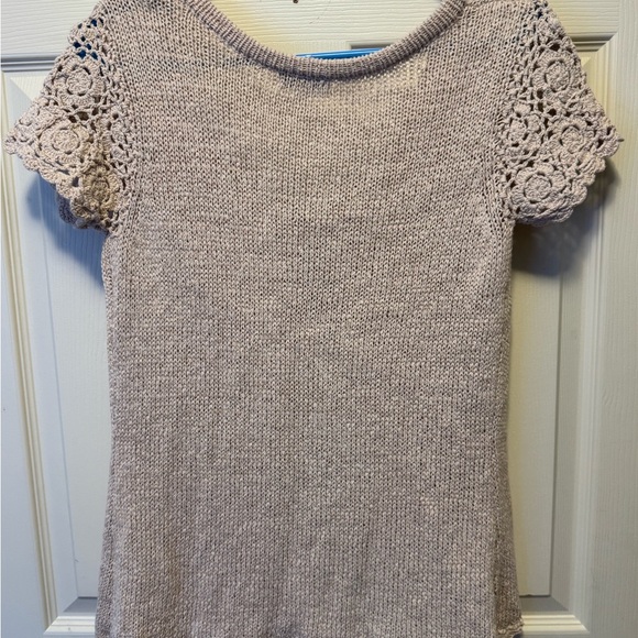 Joseph A Beige Button Knit Cardigan Size M - Picture 3 of 8